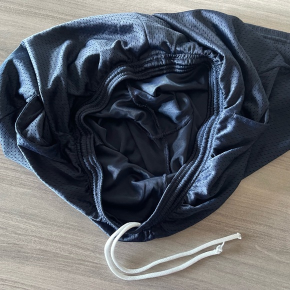 Champion Navy Blue Athletic Shorts - Size Large - Picture 7 of 8